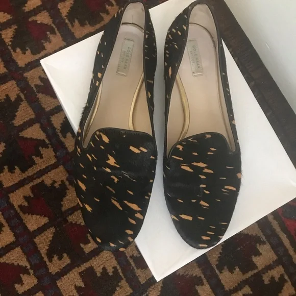 Cole Haan Calf Hair Animal Print Loafer - Picture 5 of 5